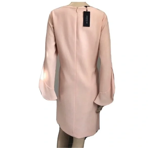 NEW Lafayette148 New York pink Emory Ruffle Cuff dress - Picture 2 of 15